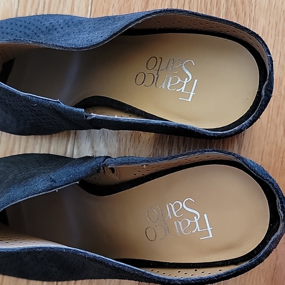 Franco Sarto Flora 2 Black Leather Heel - Picture 6 of 10